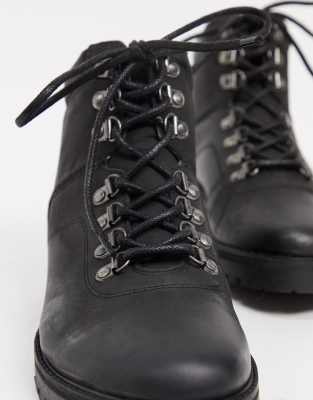 lace up chunky hiker boots