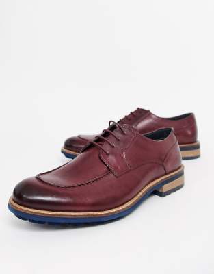 burgundy wide fit shoes