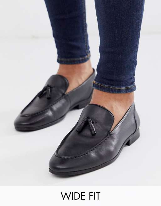 Asos black hot sale work shoes