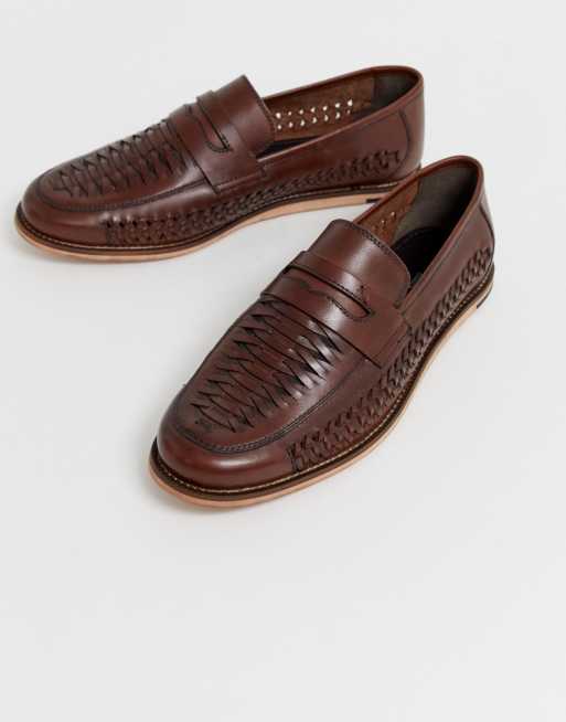 Silver street store woven loafers