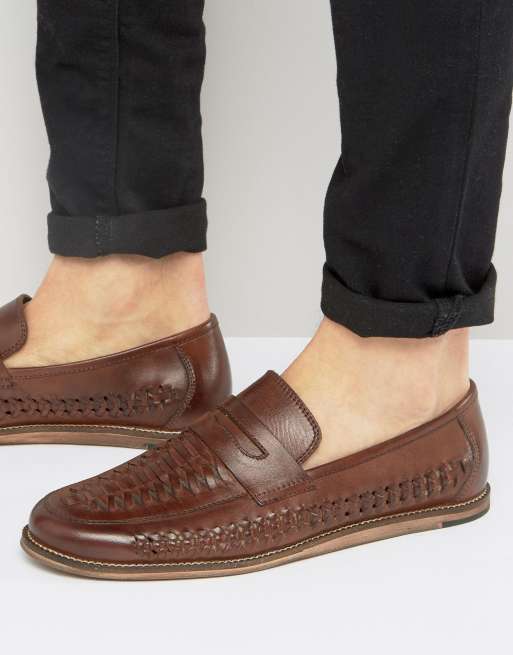 Silver street cheap woven loafers