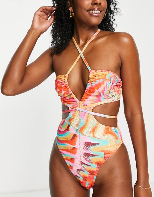 Asos padded hot sale swimsuit