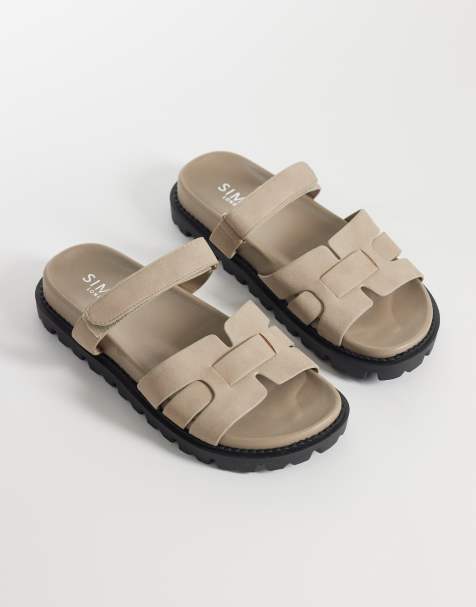 SIMMI London - Adelle - Claquettes à semelle chunky - Beige - view 1