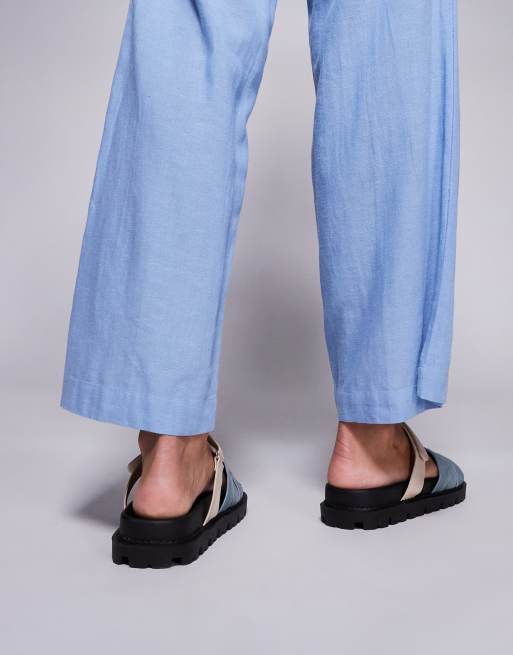 SIMMI London - Adelle - Sandales style mules avec brides - Bleu, 3 de 4