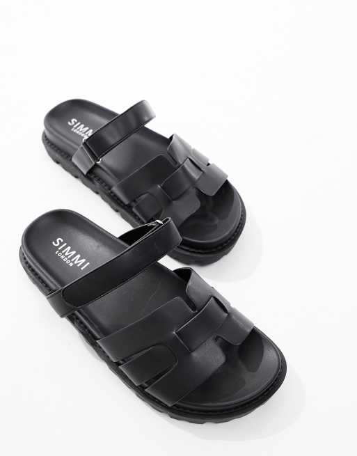 Simmi London Adelle sandals in black