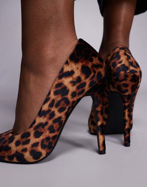 Simmi London - Alez - Højhælede stilet-pumps med leopardprint, 2 af 4