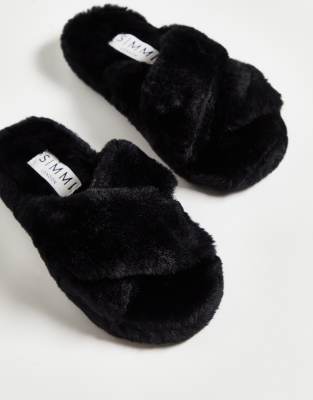 Black Slippers