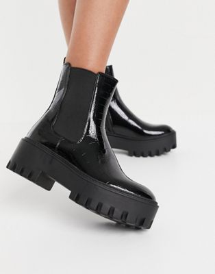 chunky croc boots