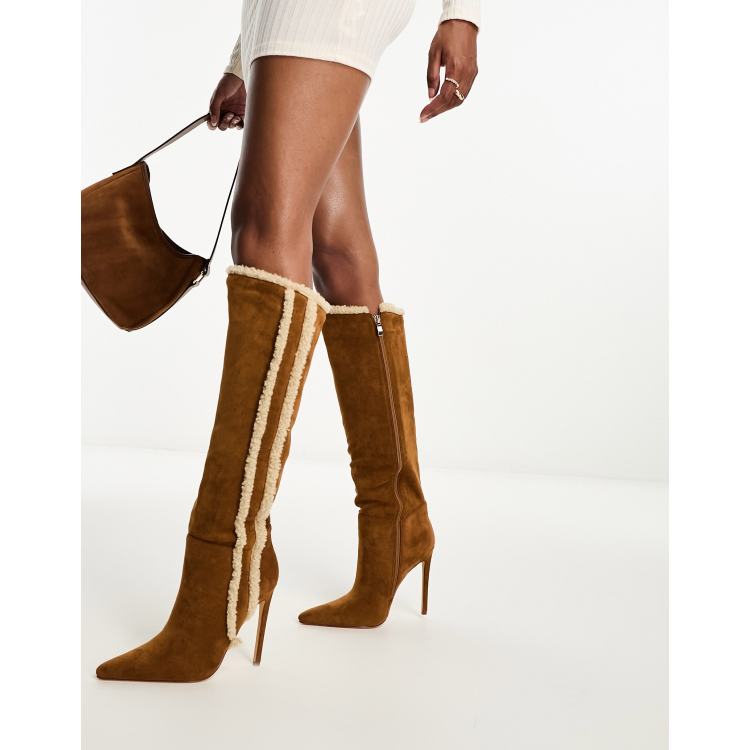 Over the knee boots chestnut hotsell