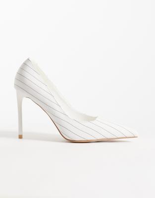 Simmi Shoes Simmi London Arielle Heeled Pumps In White