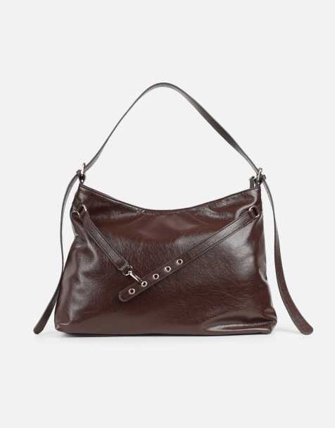 Simmi London Artemis large shoulder bag in brown - view 1
