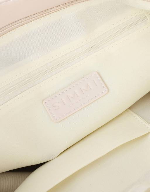 Simmi London Artemis large shoulder bag in stone, 4 of 6