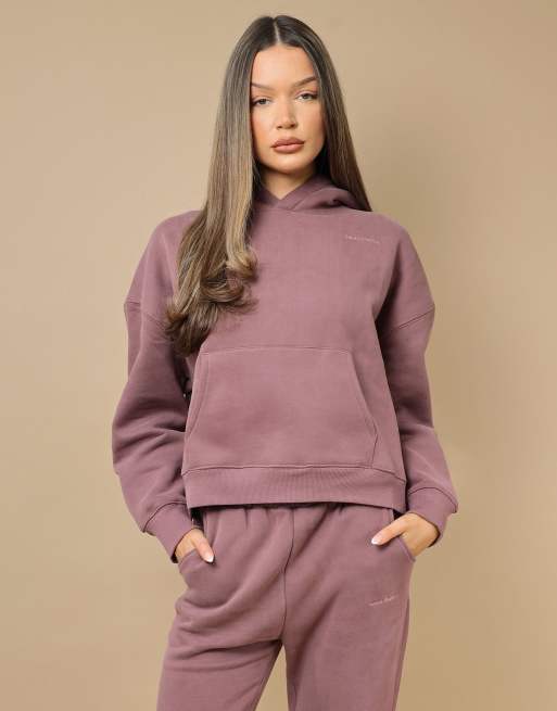 Simmi London Ava simmi studios hoodie in mauve