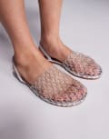 [SIMMI Shoes] Simmi London Avianna mesh shoes in silver 39 SILVER MESH/PU