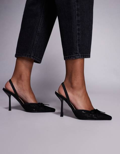 SIMMI London - Bebee - Chaussures à talon en dentelle - Noir - view 1