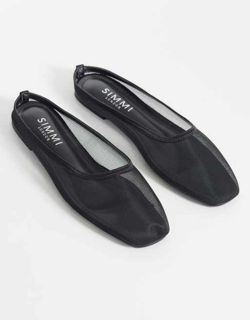 SIMMI London - Carly - Mules en tulle - Noir, 2 de 4