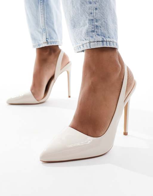 Simmi London Cary heeled shoes in stone
