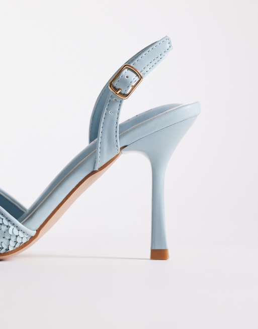 SIMMI London - Cindy - Sandales à talon ornées de sequins - Bleu, 3 de 4