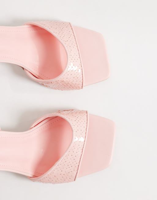 SIMMI London - Cindy - Sandales à talon ornées de sequins - Rose, 2 de 4