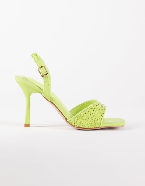 SIMMI London - Cindy - Sandales à talon ornées de sequins - Vert - view 1