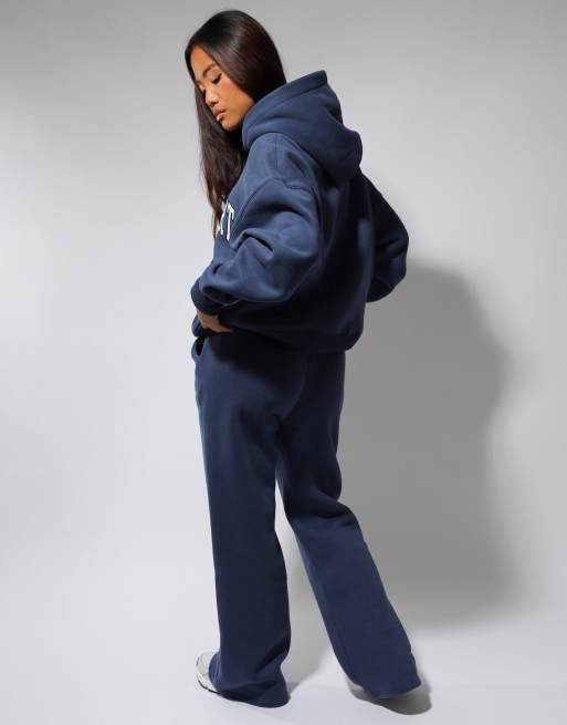 Simmi London Colby sport flared joggers in vintage blue, 4 of 4