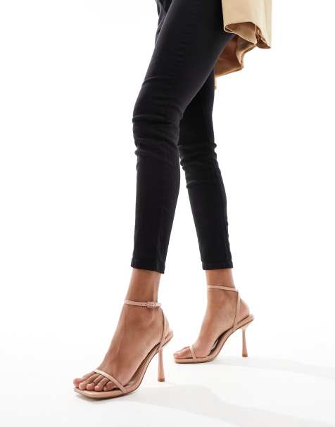Simmi London - Damira - Sandali minimal beige a fascette - view 1