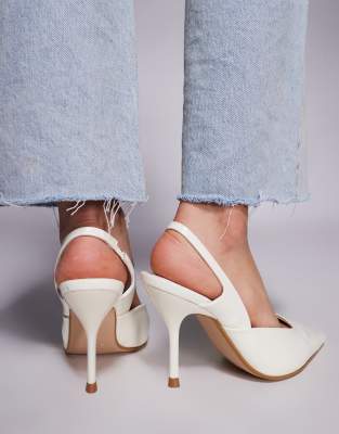 Simmi Shoes Simmi London Darcia Pointed Slingback Heeled Shoes