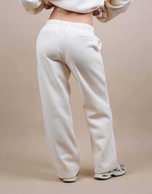 Simmi London Demi straight leg joggers in cream, 2 of 4