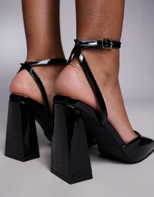 Simmi London Didi Heeled mary jane in black, 2 of 4