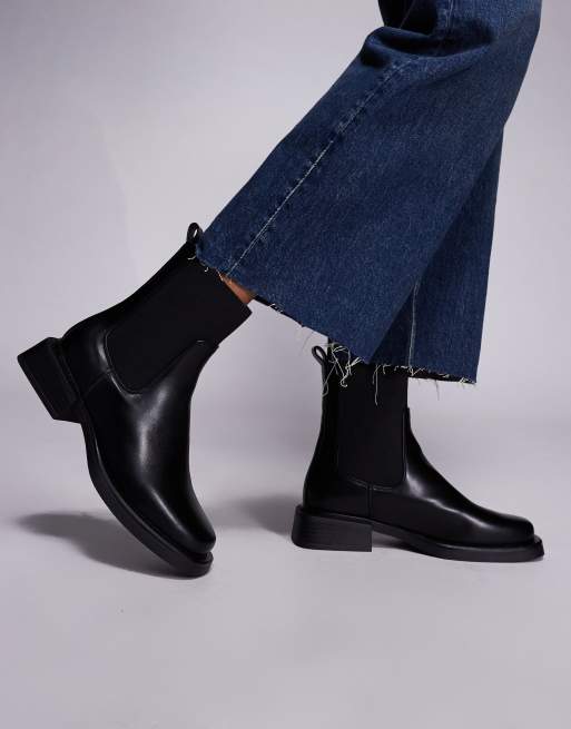 SIMMI London - Duff - Lage chelsea boots in zwart, 4 van 4