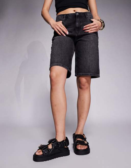 SIMMI London - Eboni - Sandales plates chunky en PU - Noir, 2 de 4