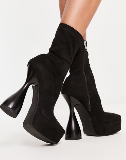 Simmi london chunky high heeled hot sale ankle boots