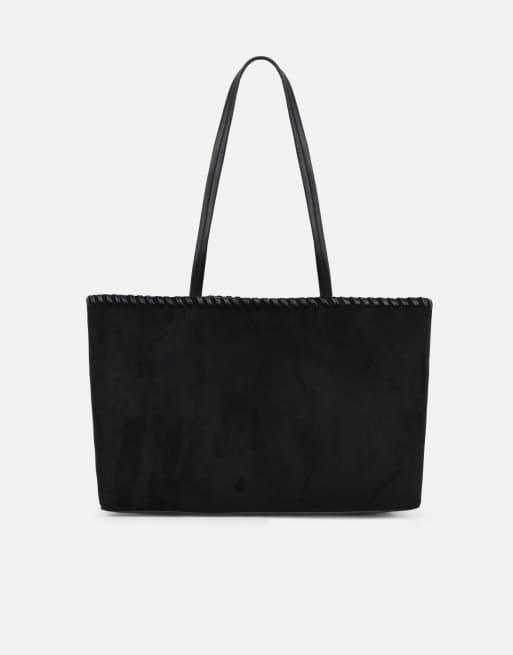 Simmi London Elare handbag in black suede, 2 of 4