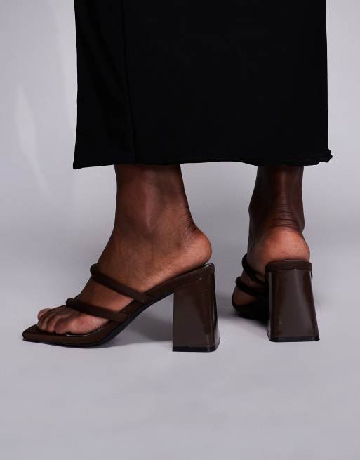 SIMMI London - Ellie - Mules à talon - Chocolat, 3 de 4