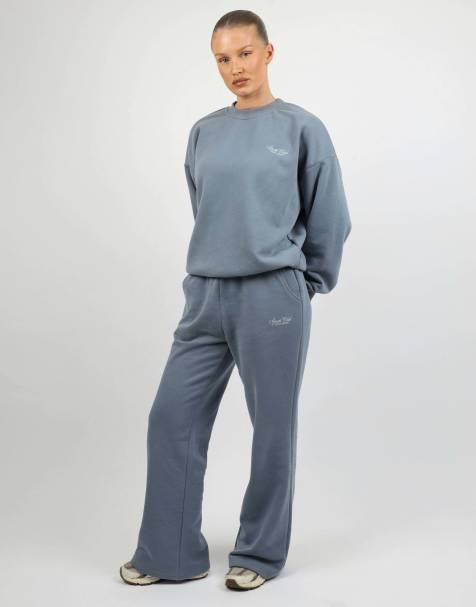 Simmi London Embroidered oversized co-ord in blue - view 1