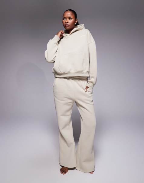 Simmi London essentials hoodie & joggers in cashew - view 1