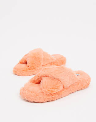 coral slippers