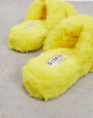yellow colour slippers