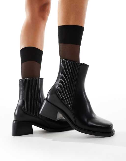 Simmi London – Greyson – Ankle-Boots in Schwarz