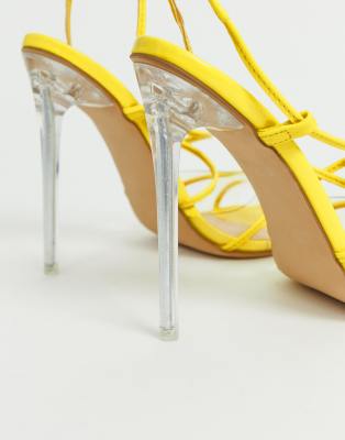 yellow sandals asos