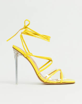 yellow sandals asos