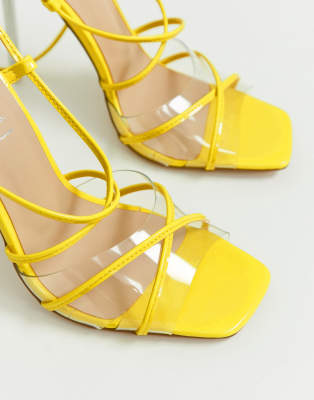 yellow sandals asos
