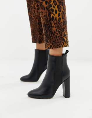 black ankle boots asos