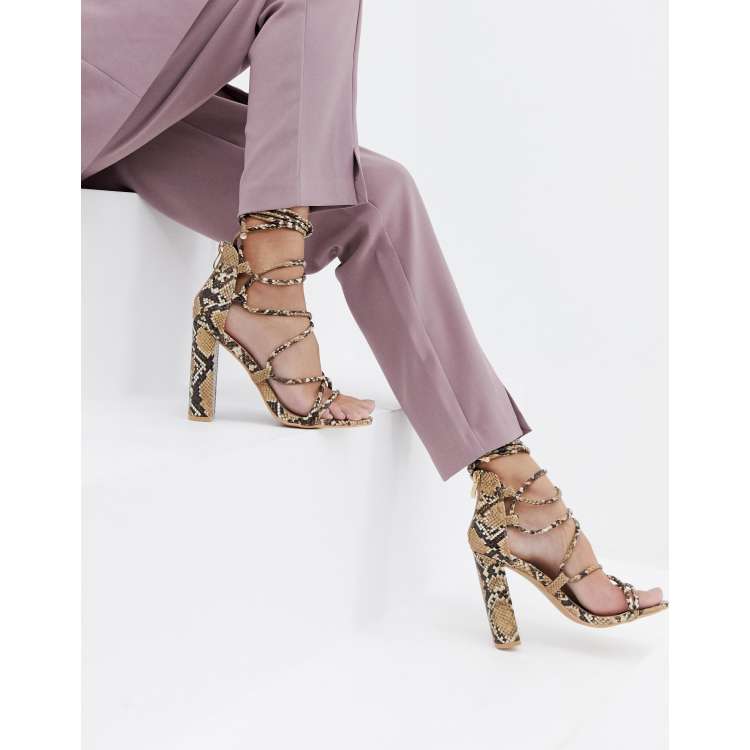 Asos heidi hot sale heeled sandals