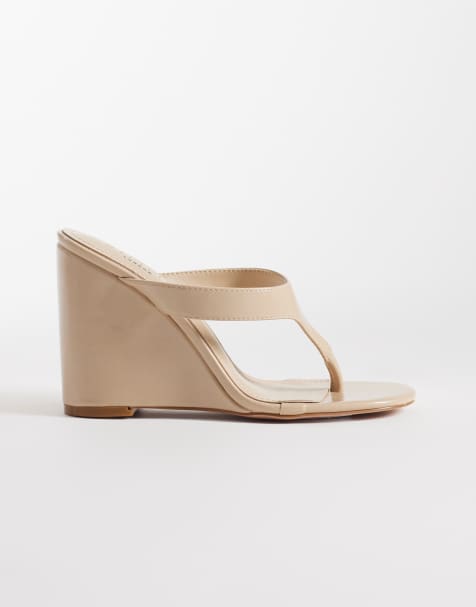 Simmi London - Jodie - Sandali con zeppa beige - view 1