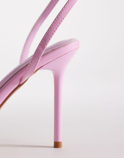 SIMMI London – Juby – Rosa klacksandaler med blombroderi, 3 av 4