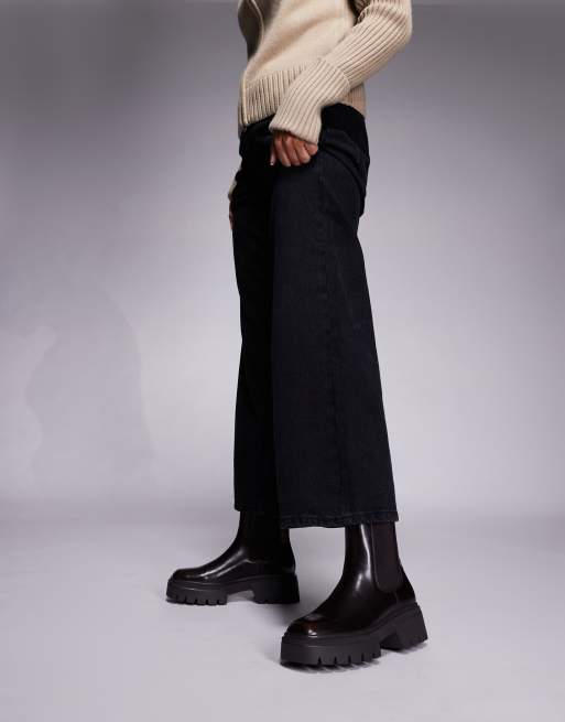SIMMI London - Judd - Bottines Chelsea chunky - Marron vieilli, 2 de 4