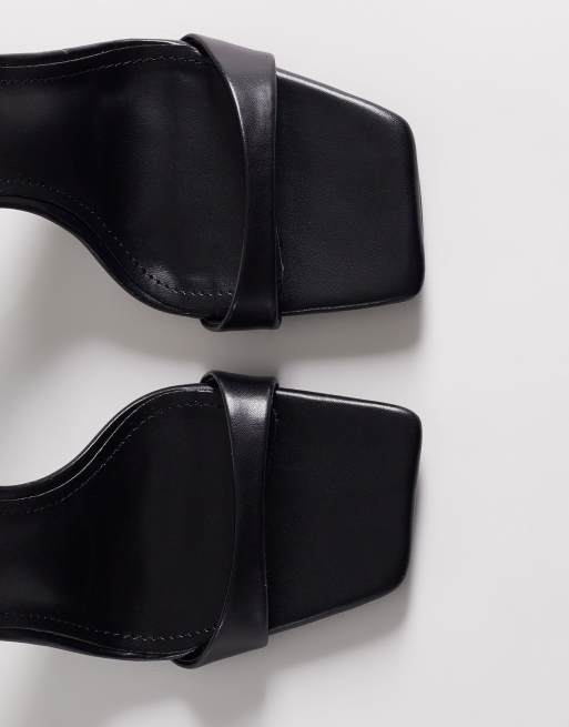 Simmi London Kareena barely there heeled sandals in black, 2 of 4