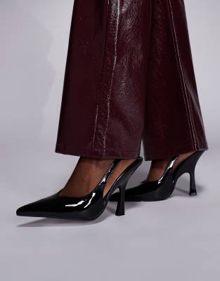 Simmi London Keely slingback heeled shoes  patent