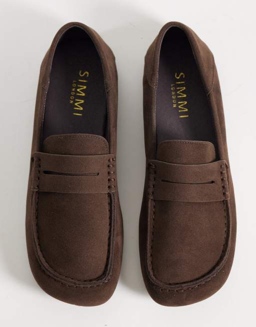 Simmi London – Kevy – Bruna loafers i mockaimitation, 2 av 4